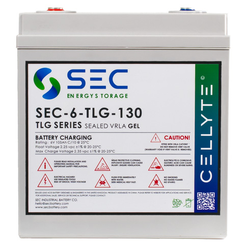 SEC Industrial Battery, Cellyte TUA series (AGM), Solar Storage System  Datasheet